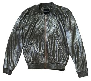 Dolce Cabo Gold Metallic Bomber Jacket Women's XS
